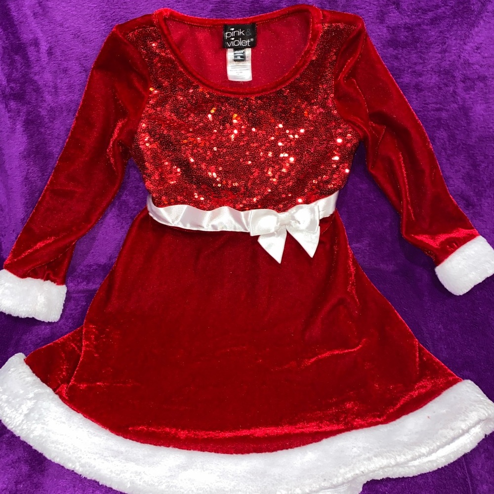 Girls Christmas toddler dress size 5t